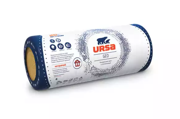 Минеральная вата URSA М-25 (4500х1200х100 мм) 1 шт фото